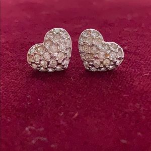 Swarovski Crystal Heart Earrings